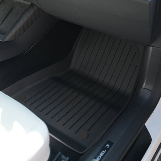 Model 3/Y All-Weather Floor Mats – Full Set Waterproof Interior Protection (2017–2025)