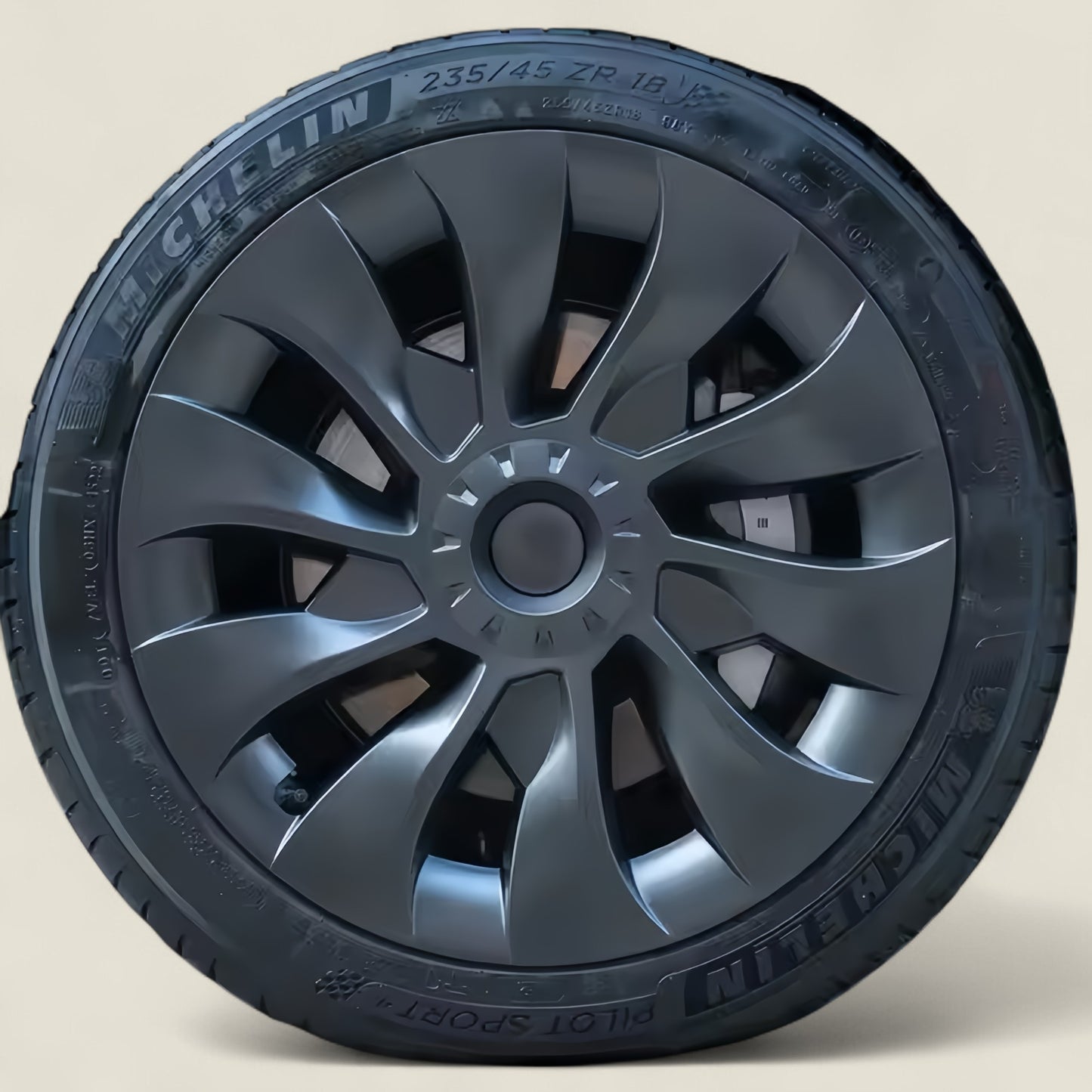 Model 3 Dynamic Edge Wheel Covers – 18-Inch Full Rim Protection Set (2017–2023)