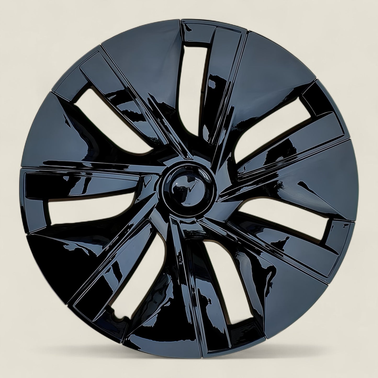 Model Y Black Pulse Wheel Covers – 19-Inch Matte Black Full Rim Protection Set (2020–2025)