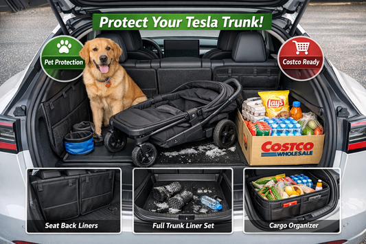 Stop Trunk Scratches and Mess: The Best Way to Protect Tesla Model 3/Y Cargo Areas for Pets, Strollers, and Costco Runs | PeakForce Design