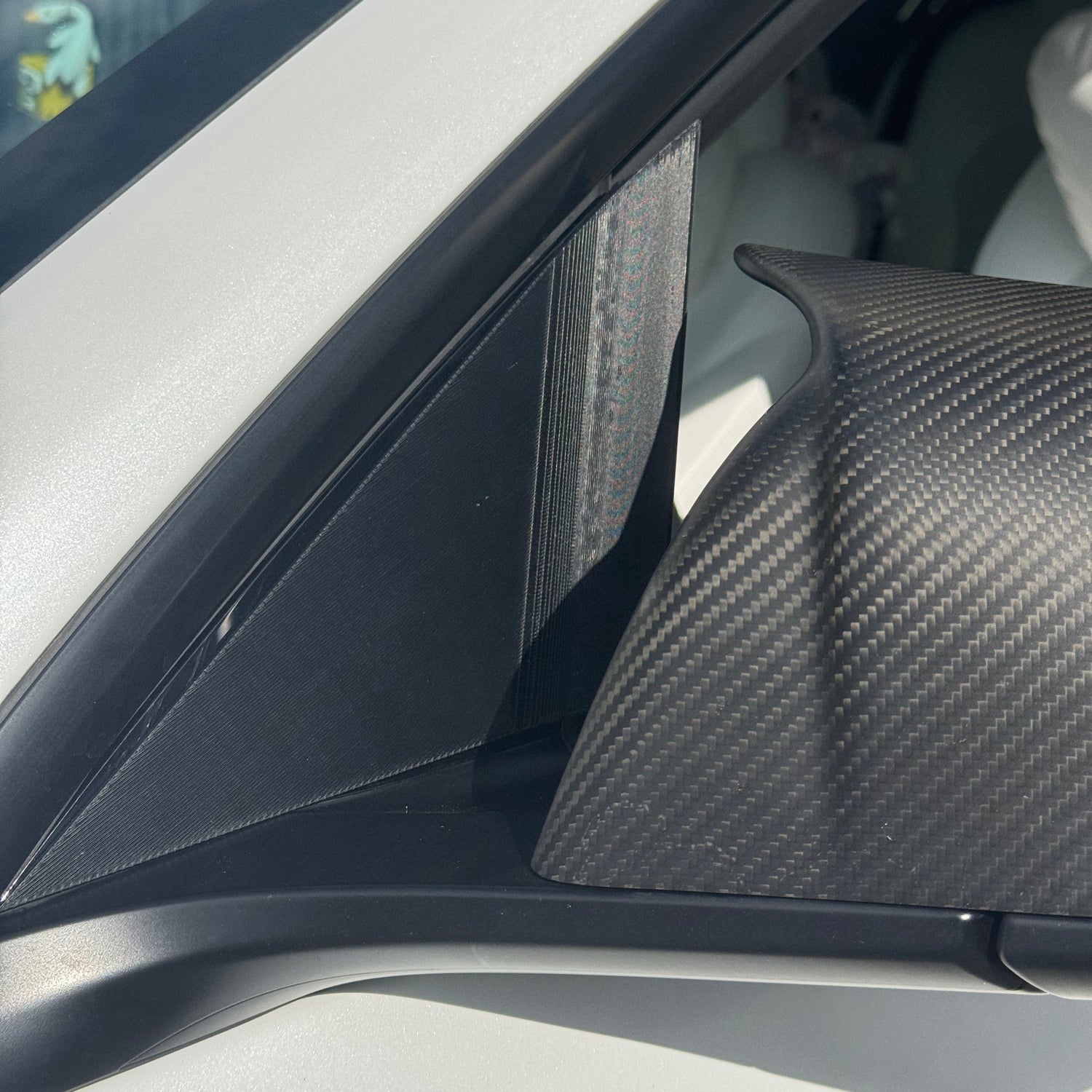Model 3/Y A-pillar Vortex Generator Fit 2017-2025
