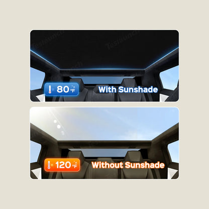 Sunroof Sunshade UV Protection Roof Cover for Tesla Cybertruck (2024+)