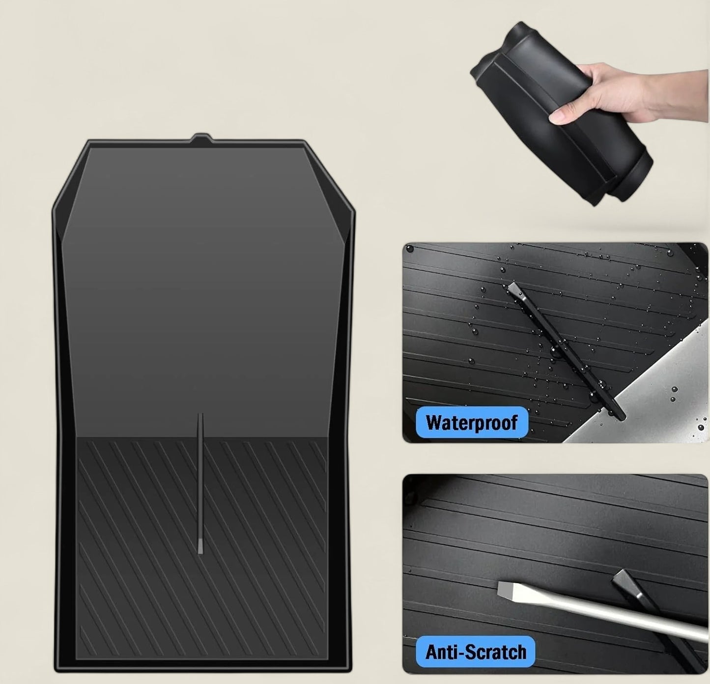 Silicon Armrest Mat Cover for Tesla Cybertruck (2024+)