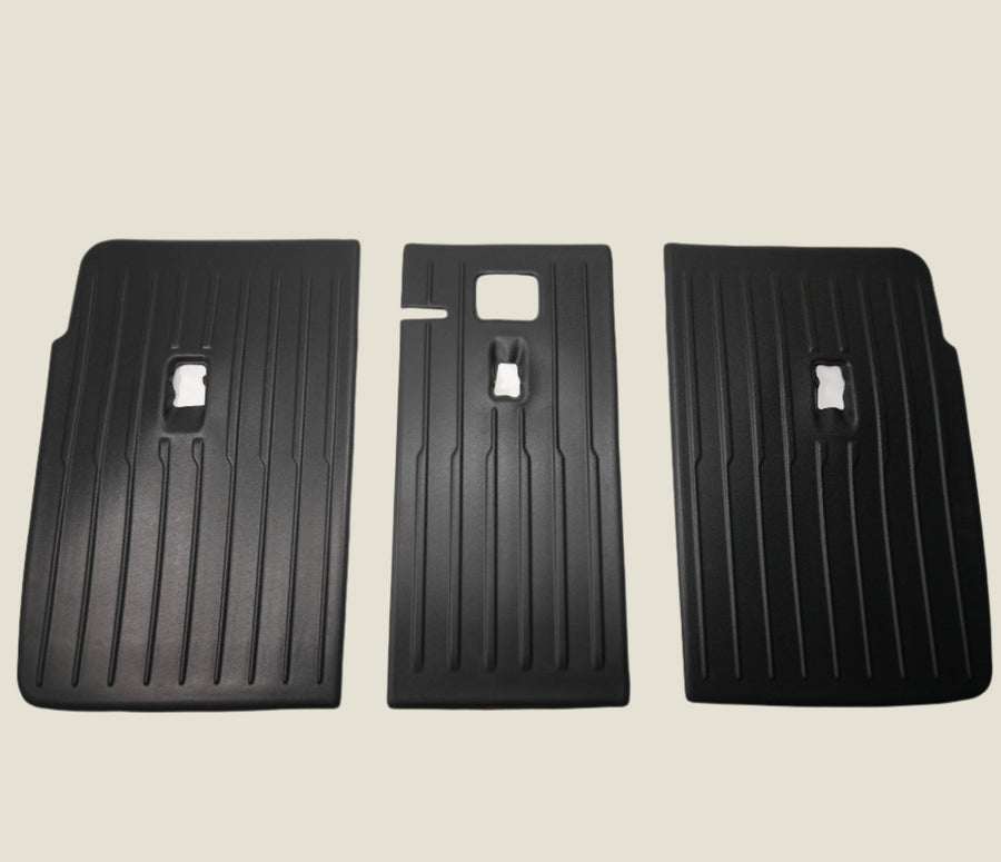 PeakForce Design rear seat back liner for Tesla Model 3 and Model Y protects folded rear seats from stroller wheels and pet scratches