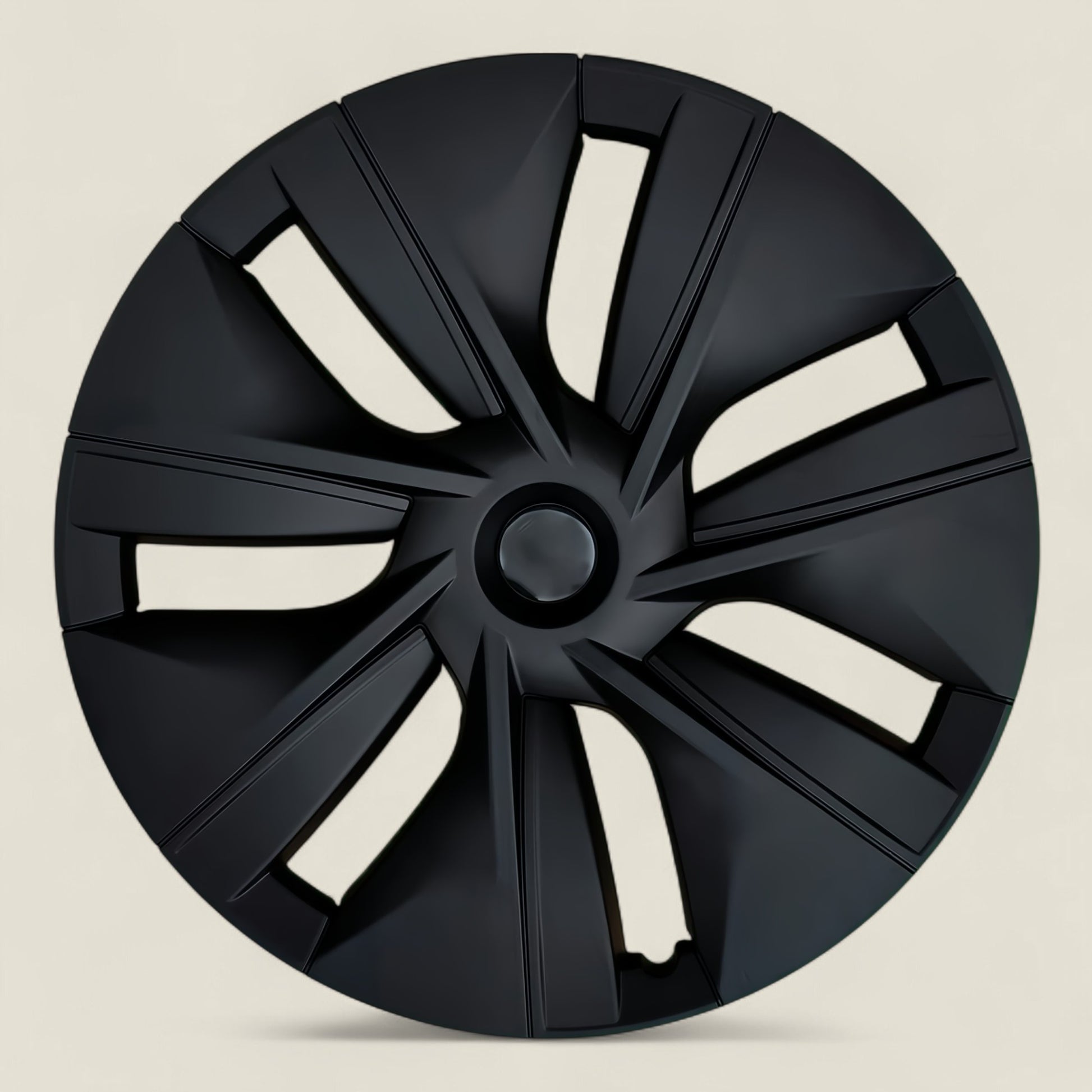 Model Y Black Pulse Wheel Covers – 19-Inch Matte Black Full Rim Protection Set (2020–2025)