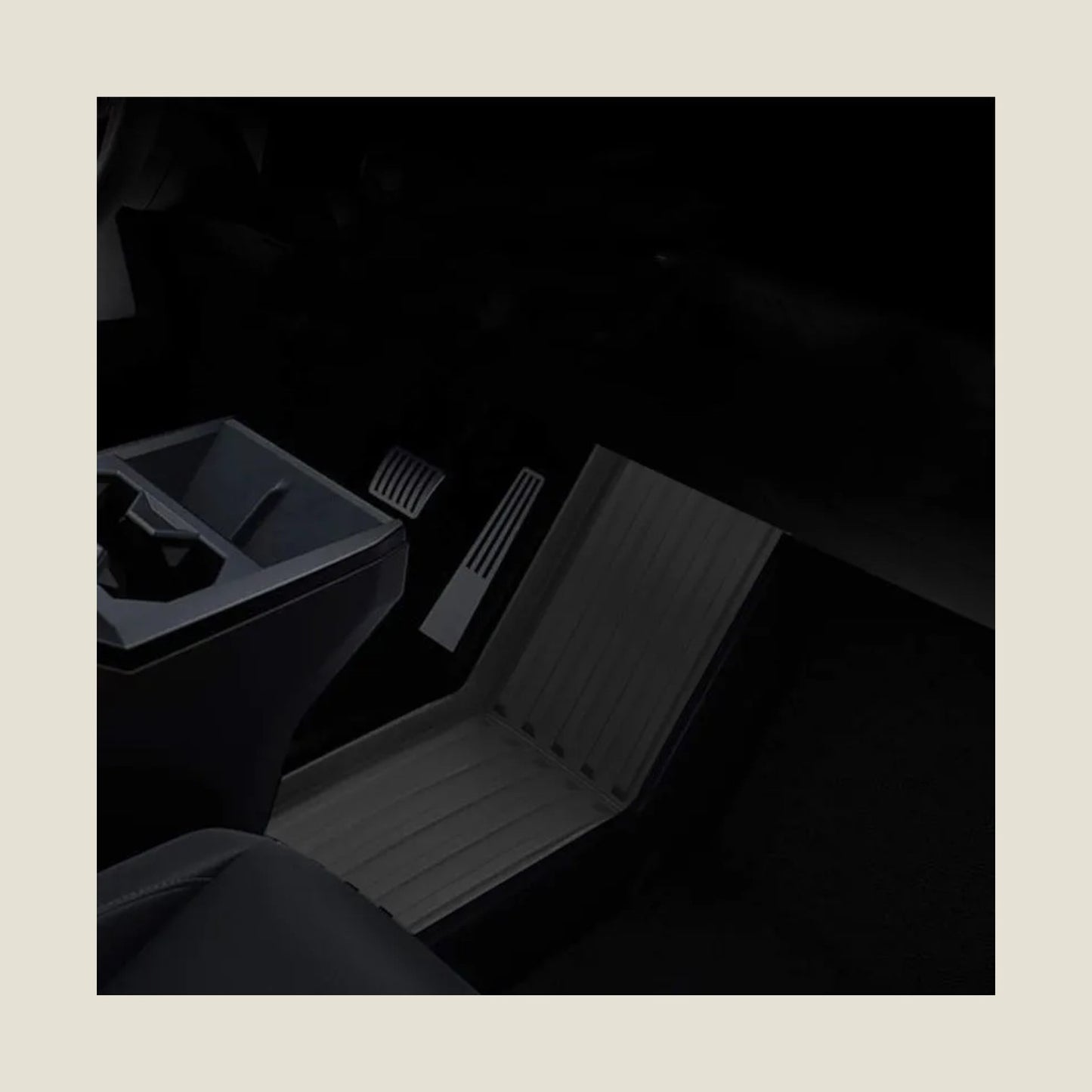 TPE Under Center Console Mat for Tesla Cybertruck (2024+)